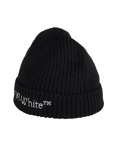 Off-white Man Hat Black Size Onesize Virgin Wool