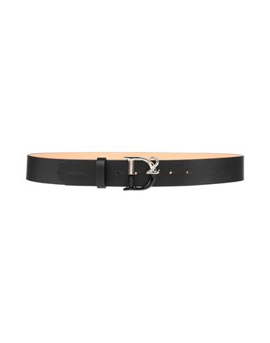 Dsquared2 Woman Belt Black Size 38 Leather