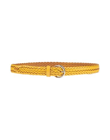 Gerard Darel Man Belt Marigold Size 36 Leather