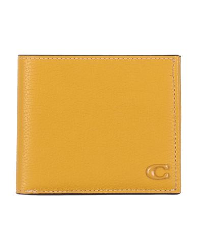 Coach Man Wallet Marigold Size - Leather