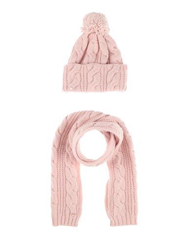 Emporio Armani Toddler Girl Accessories Set Pink Size 4 Polyamide, Wool, Viscose, Cashmere, Polyeste