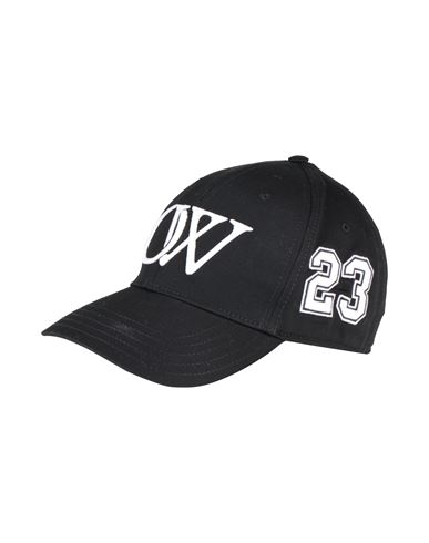 Off-white Man Hat Black Size M Cotton