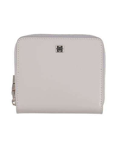 Givenchy Woman Wallet Light Grey Size - Calfskin