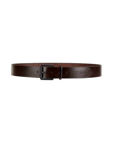 BIKKEMBERGS BIKKEMBERGS MAN BELT DARK BROWN SIZE 39.5 CALFSKIN 