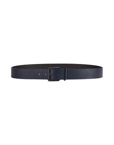 BIKKEMBERGS BIKKEMBERGS MAN BELT MIDNIGHT BLUE SIZE 39.5 CALFSKIN 