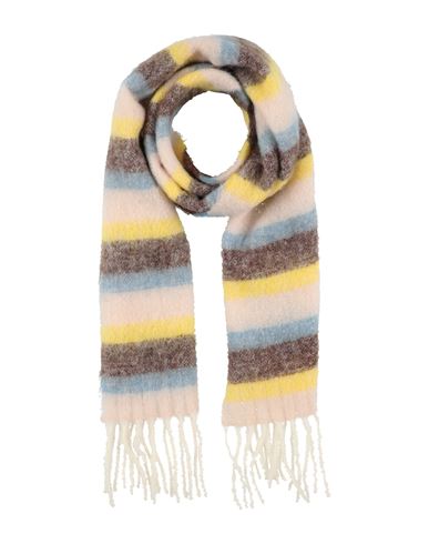 Alysi Woman Scarf Yellow Size - Alpaca Wool, Mohair Wool, Virgin Wool, Polyamide