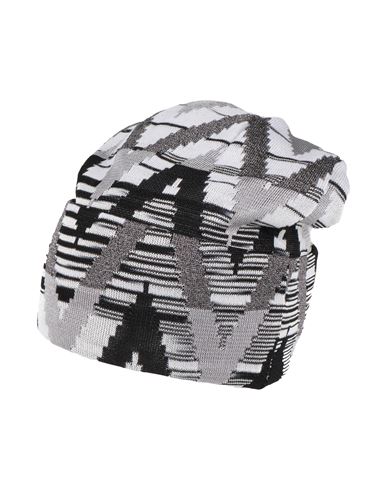 MISSONI MISSONI WOMAN HAT WHITE SIZE ONESIZE VISCOSE, WOOL, POLYAMIDE 