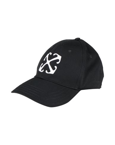Off-white Man Hat Black Size L Cotton