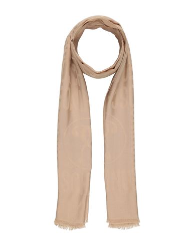 Moschino Woman Scarf Sand Size - Wool, Silk