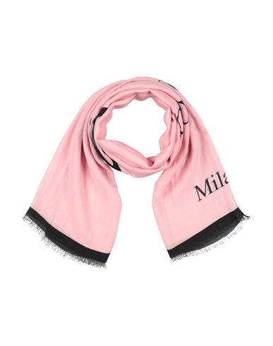 Moschino Woman Scarf Pink Size - Modal, Cashmere
