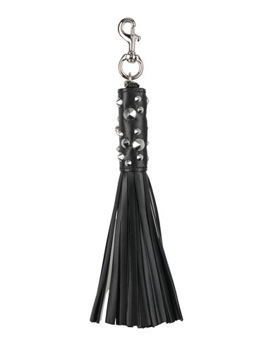 Versace Woman Key Ring Black Size - Calfskin