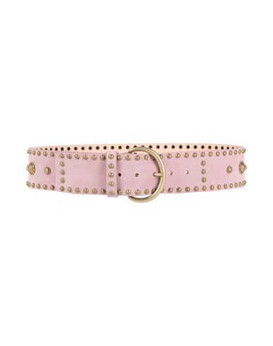 Alessia Zamattio Woman Belt Antique Rose Size 34 Calfskin