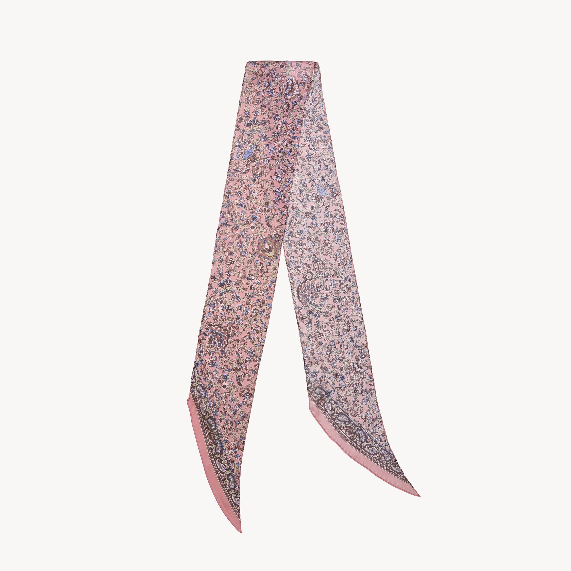 Chloé The  Paisley Bandeau Scarf In Silk Charmeuse Multicolor Size Onesize 100% Silk In Multi