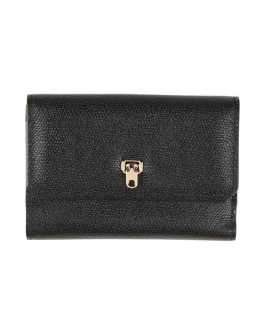 Valextra Woman Wallet Black Size - Calfskin