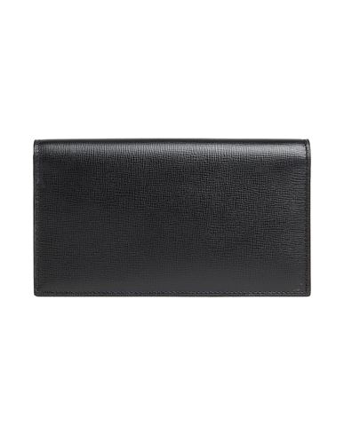 Valextra Woman Wallet Black Size - Leather In Black