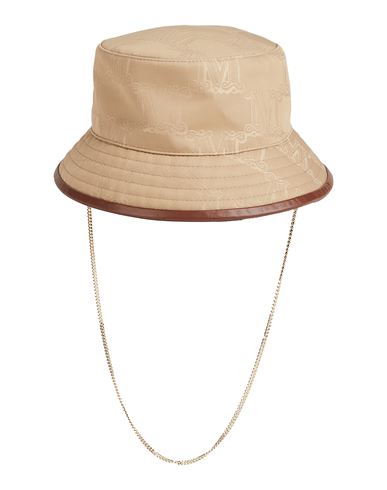 Shop Max Mara Woman Hat Sand Size 7 ⅛ Polyester