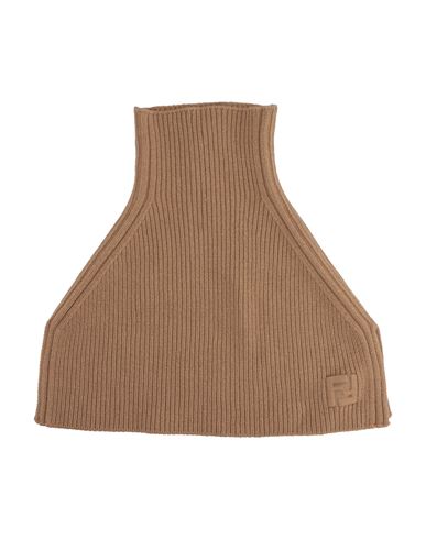 Fendi Woman Scarf Camel Size - Virgin Wool, Cashmere