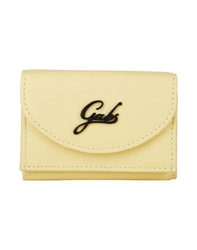 Gabs Woman Wallet Pastel Yellow Size - Calfskin
