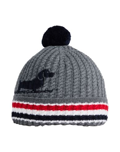 Thom Browne Man Hat Lead Size L Virgin Wool
