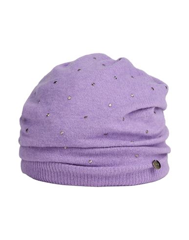 Rebel Queen By Liu •jo Woman Hat Lilac Size Onesize Polyamide, Viscose, Wool, Cashmere