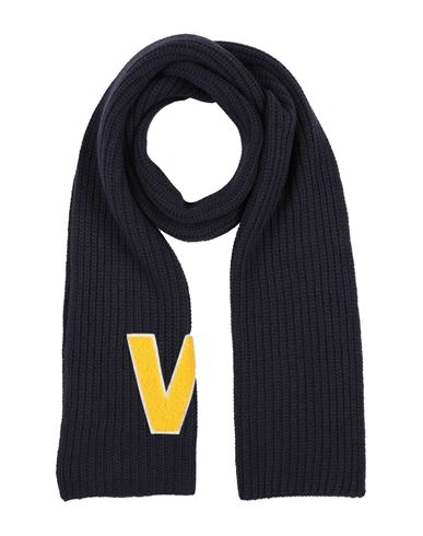 Shop Weekend Max Mara Woman Scarf Navy Size - Virgin Wool