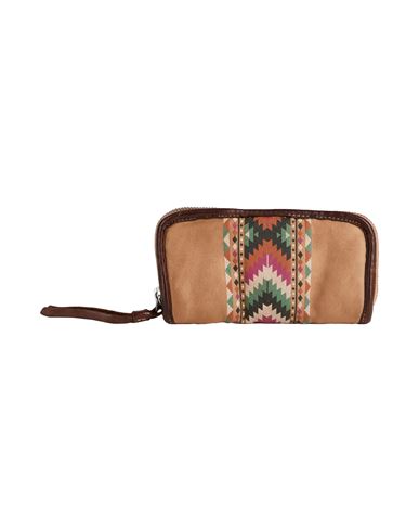 Caterina Lucchi Gold Woman Wallet Sand Size - Calfskin, Cowhide