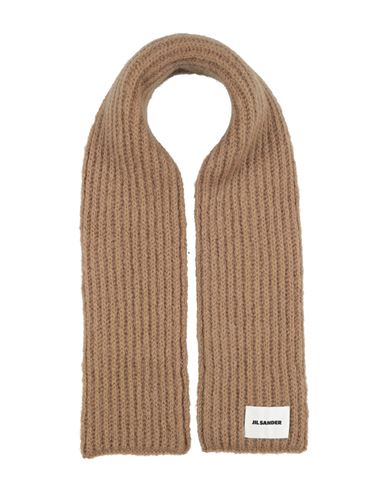 Jil Sander Man Scarf Khaki Size - Mohair Wool, Wool