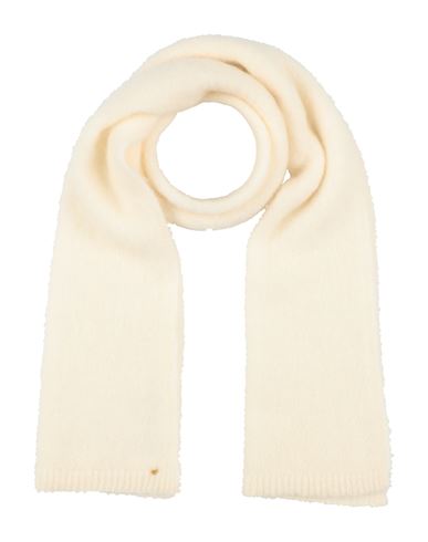 Des Petits Hauts Woman Scarf Ivory Size - Superkid Mohair, Merino Wool, Polyamide, Elastane In White
