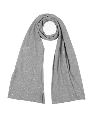 Fabiana Filippi Woman Scarf Grey Size - Virgin Wool, Silk, Cashmere