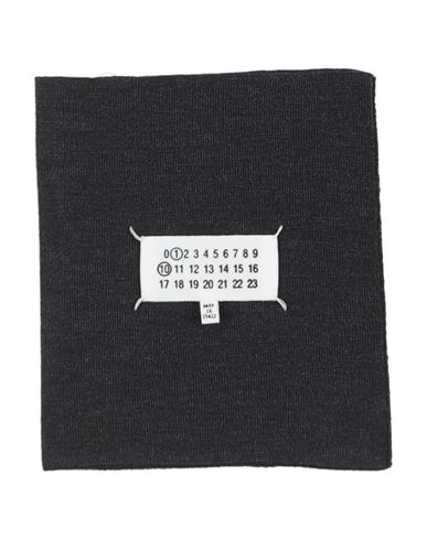 Maison Margiela Woman Scarf Charcoal Size M Wool