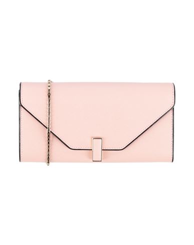 Valextra Woman Crossbody Wallet Pink Size - Calfskin