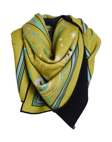 Pucci Woman Scarf Lime Green Size - Wool In Green