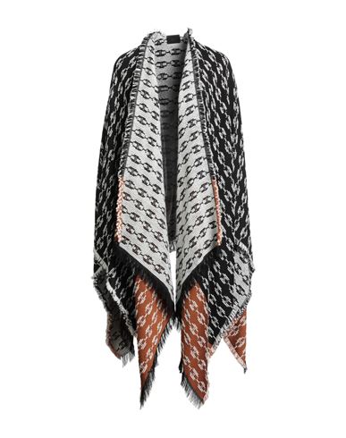 Elisabetta Franchi Woman Cape Black Size Onesize Acrylic, Wool, Viscose