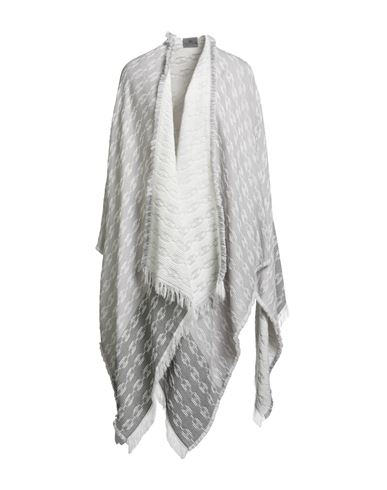 Elisabetta Franchi Woman Cape Light Grey Size Onesize Acrylic, Wool, Viscose