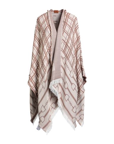 Elisabetta Franchi Woman Cape Brown Size Onesize Wool, Acrylic, Viscose