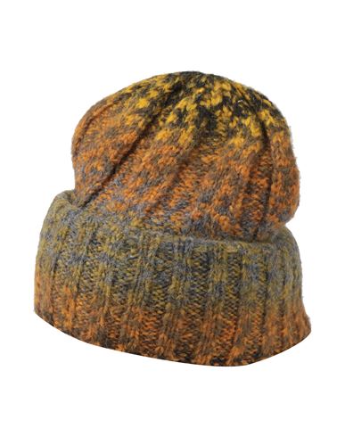 Raffaello Bettini Woman Hat Marigold Size Onesize Wool, Acrylic, Polyamide, Alpaca Wool In Yellow