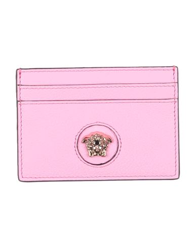 Versace Woman Cardholder Pink Size - Calfskin