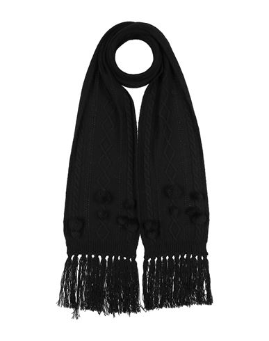 Pennyblack Woman Scarf Black Size - Acrylic, Wool