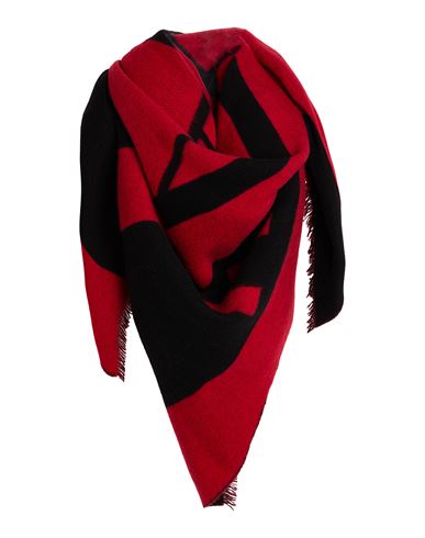 Hugo Boss Hugo Man Scarf Black Size - Virgin Wool, Polyamide In Black