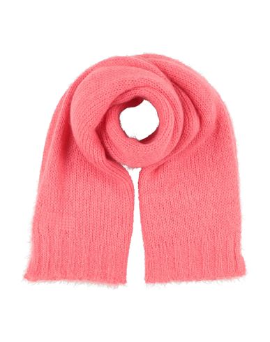 Majestic Filatures Woman Scarf Coral Size - Mohair Wool, Polyamide, Merino Wool
