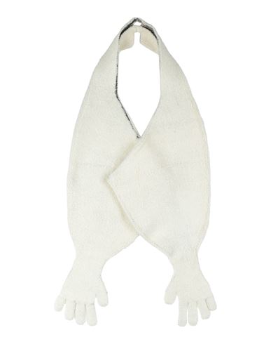 Isa Boulder Woman Gloves White Size M Acrylic, Elastane In Neutral