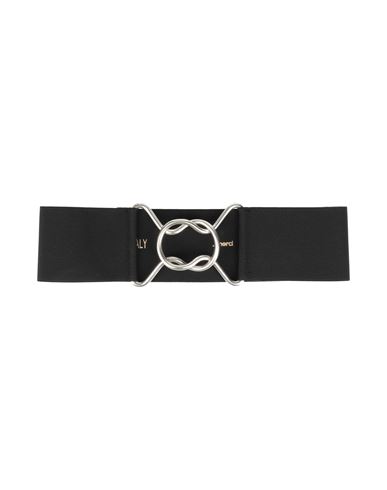 Merci Italia Woman Belt Black Size Onesize Textile Fibers