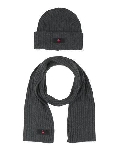 Peuterey Man Accessories Set Charcoal Size M Polyamide, Viscose, Wool, Cashmere