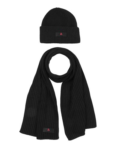 Peuterey Man Accessories Set Midnight Blue Size M Polyamide, Viscose, Wool, Cashmere In Black
