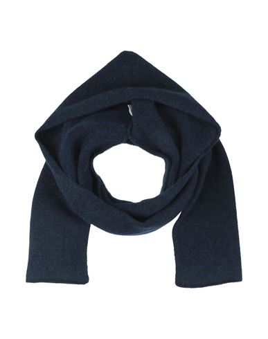 Tela Woman Scarf Navy Size - Alpaca Wool, Polyamide, Virgin Wool, Elastane