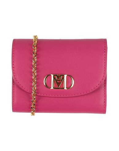Mcm Woman Crossbody Wallet Magenta Size - Leather