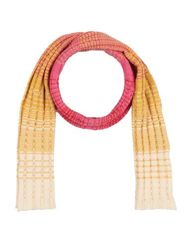 Missoni Woman Scarf Yellow Size M Wool