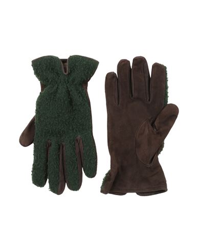 Rosi Collection Woman Gloves Dark Green Size Xs Wool
