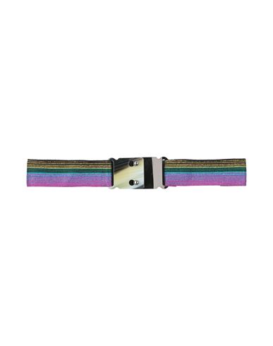 Missoni Woman Belt Magenta Size L Viscose, Ecobrass, Acetate
