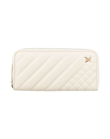 Ungaro Woman Wallet Off White Size - Textile Fibers In White
